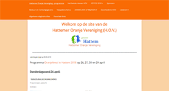 Desktop Screenshot of hattemeroranjevereniging.nl