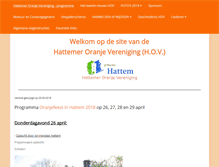 Tablet Screenshot of hattemeroranjevereniging.nl